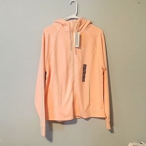 All in Motion Womens Large Light Pink Zip Up Sweatshirt